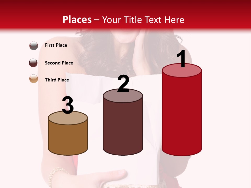 Fashion Isolated Ribbon PowerPoint Template