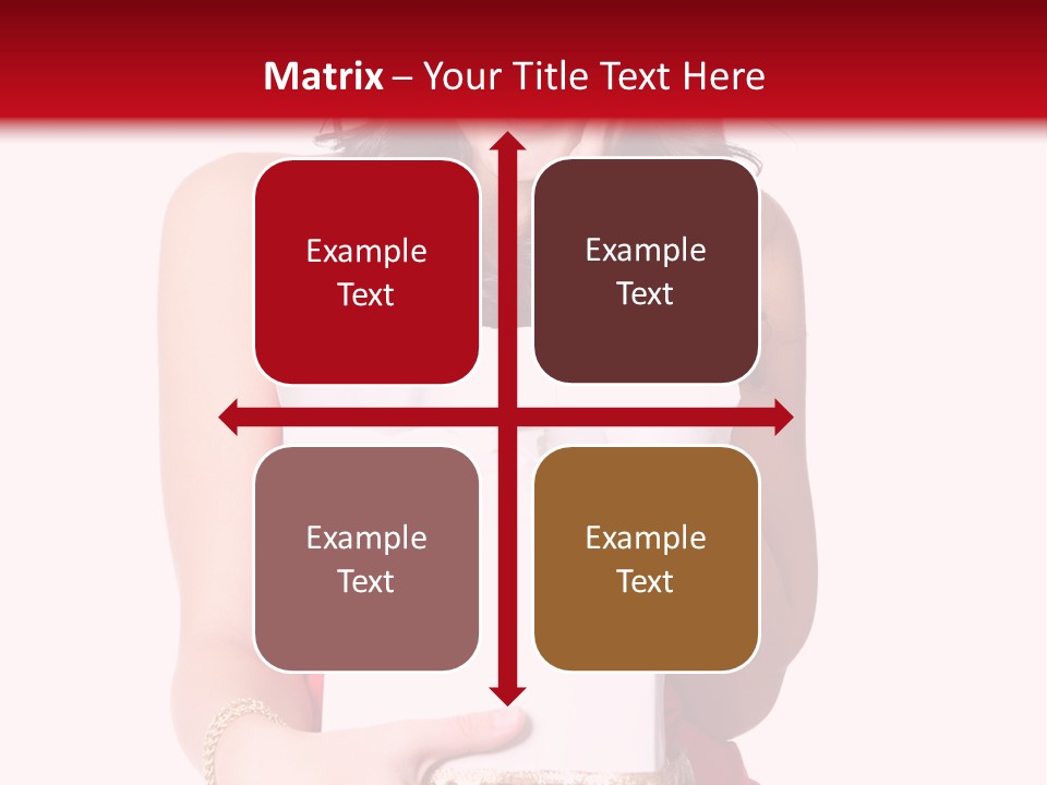 Fashion Isolated Ribbon PowerPoint Template