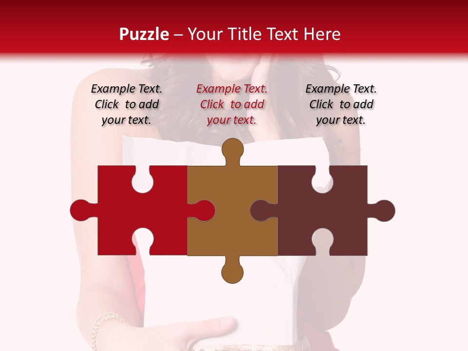 Fashion Isolated Ribbon PowerPoint Template