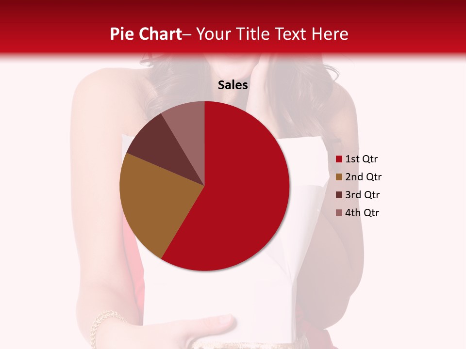 Fashion Isolated Ribbon PowerPoint Template