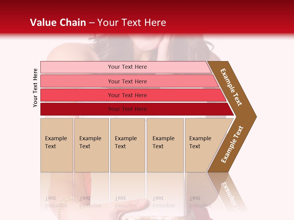 Fashion Isolated Ribbon PowerPoint Template