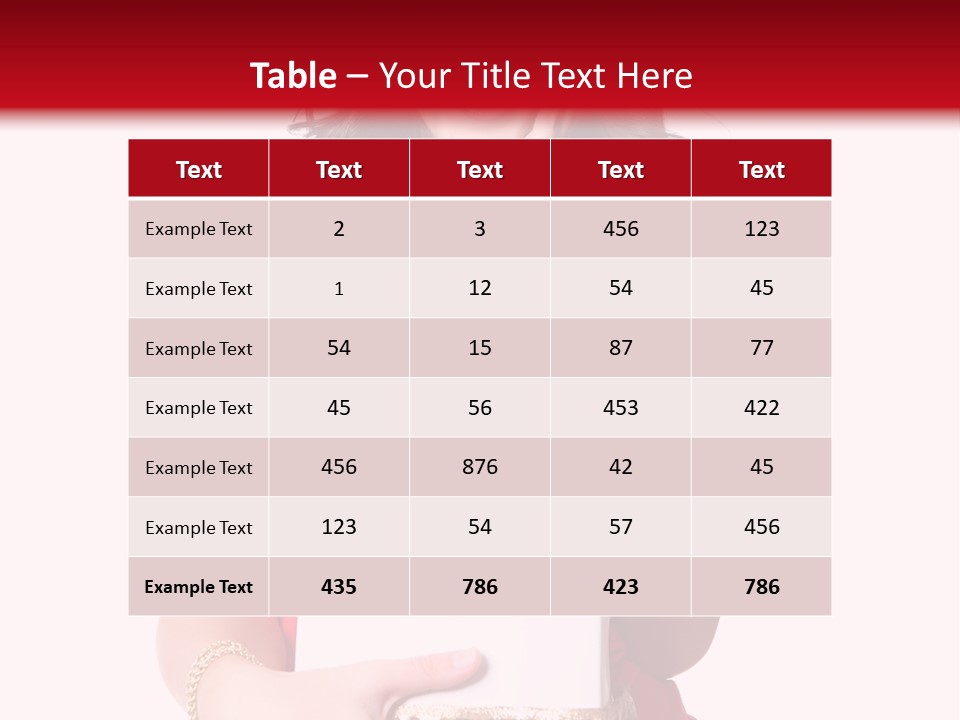 Fashion Isolated Ribbon PowerPoint Template