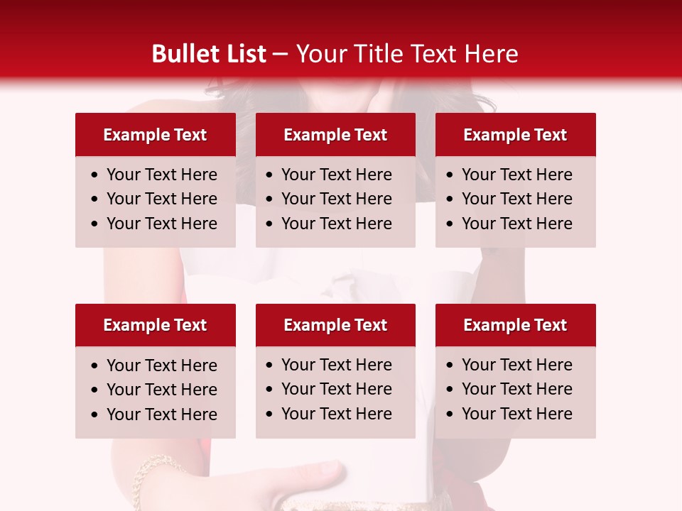 Fashion Isolated Ribbon PowerPoint Template