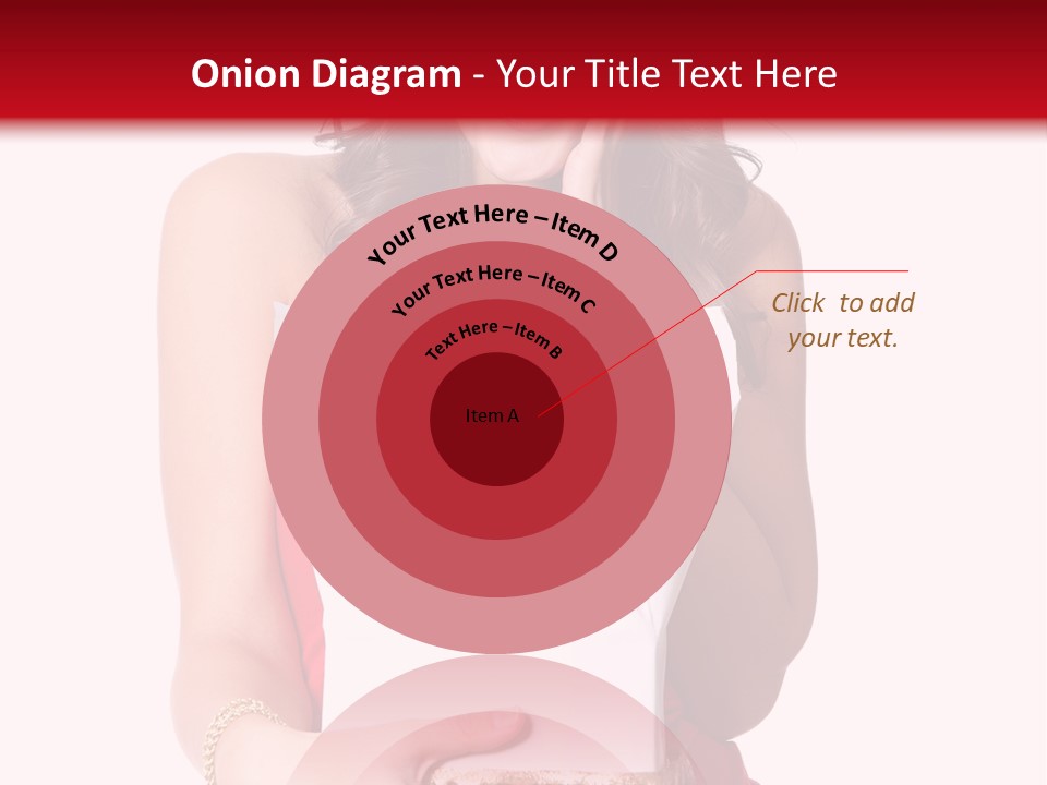 Fashion Isolated Ribbon PowerPoint Template