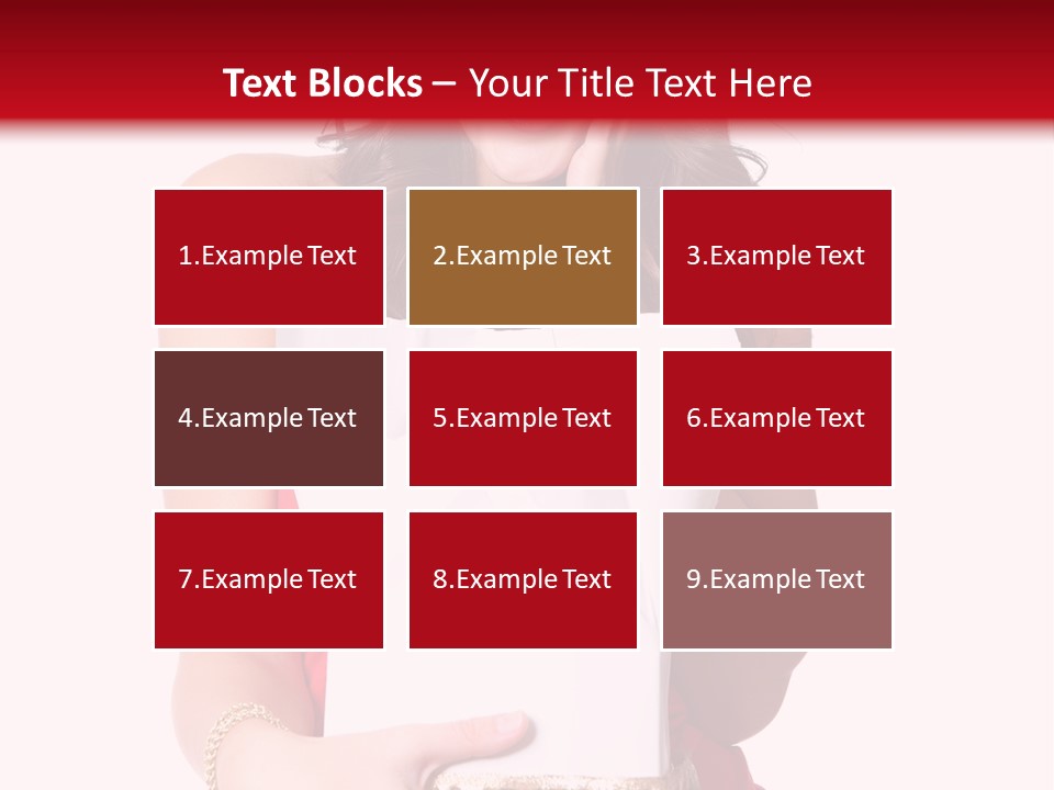 Fashion Isolated Ribbon PowerPoint Template