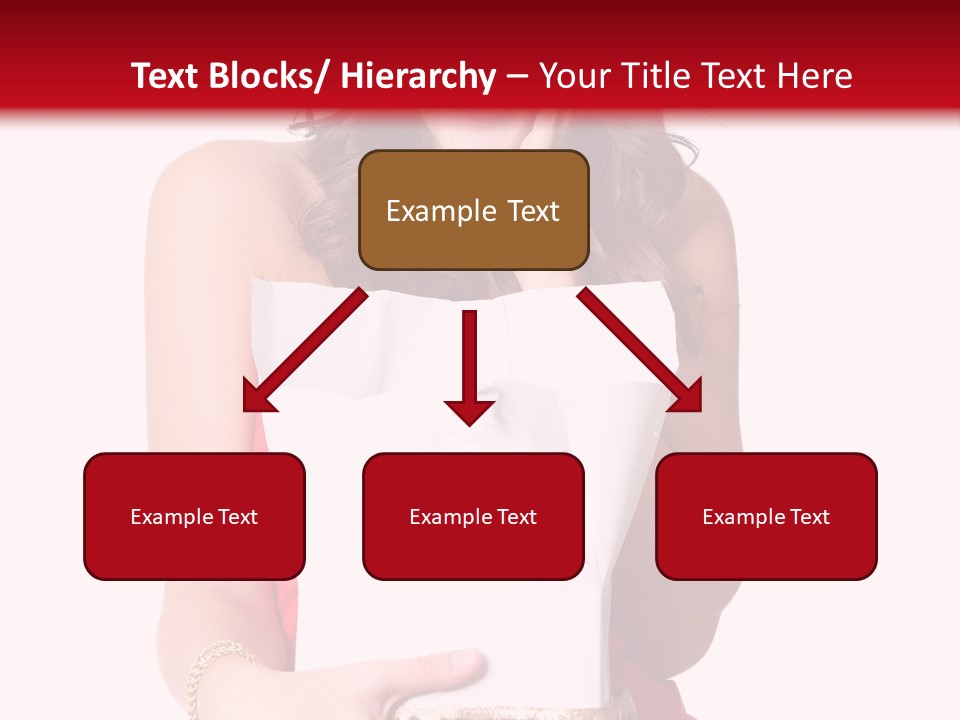 Fashion Isolated Ribbon PowerPoint Template