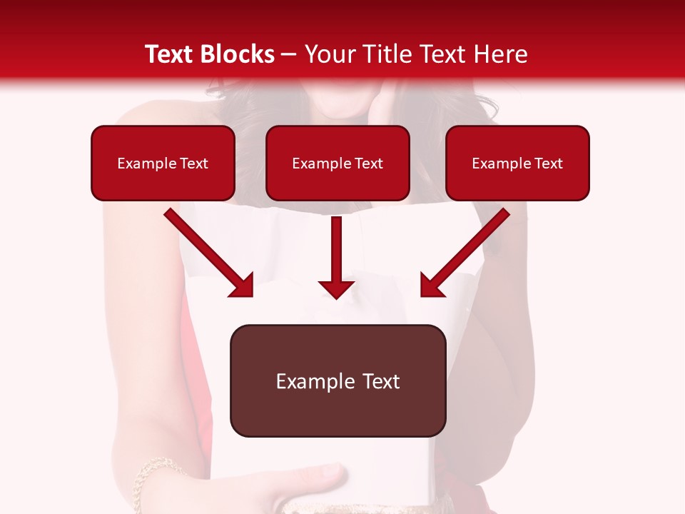 Fashion Isolated Ribbon PowerPoint Template