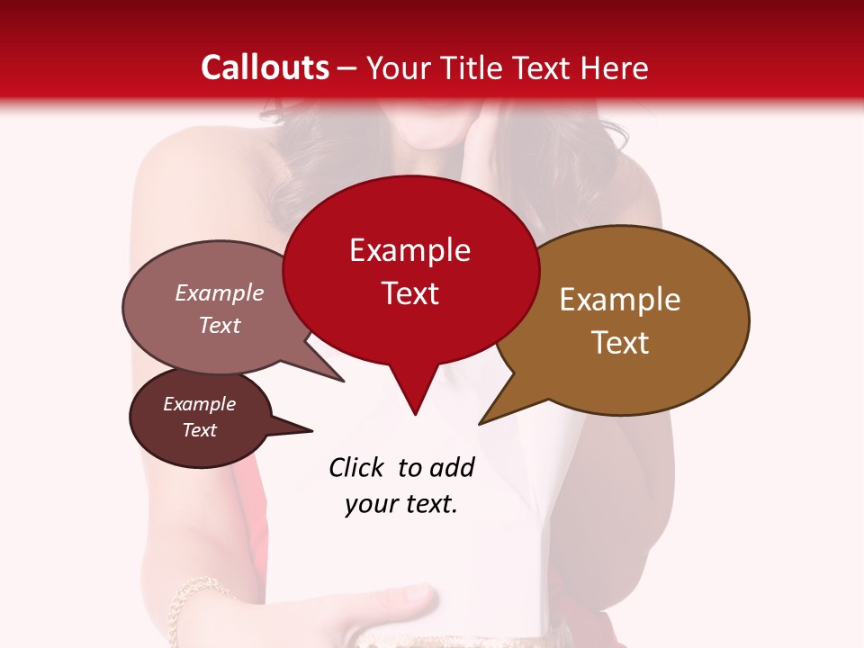 Fashion Isolated Ribbon PowerPoint Template