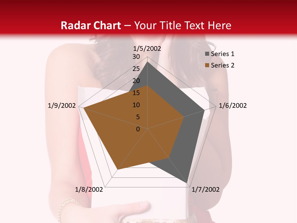 Fashion Isolated Ribbon PowerPoint Template