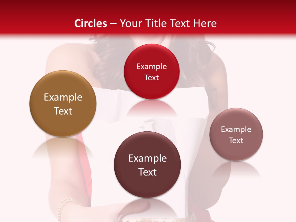 Fashion Isolated Ribbon PowerPoint Template