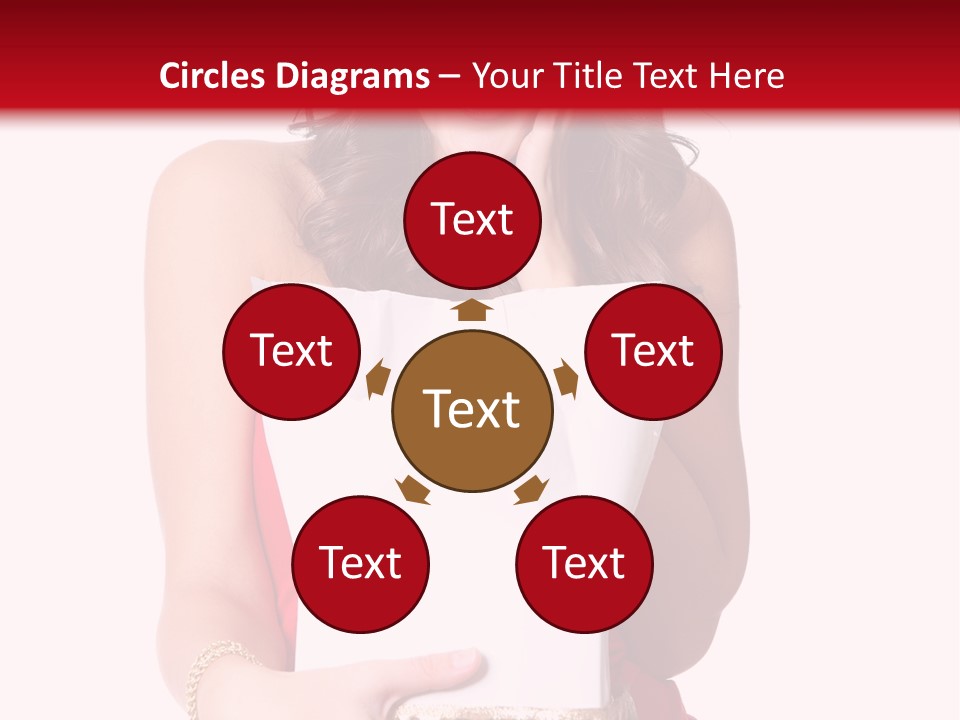 Fashion Isolated Ribbon PowerPoint Template