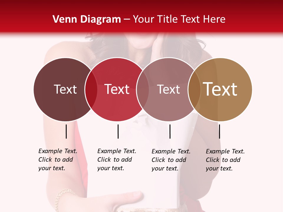 Fashion Isolated Ribbon PowerPoint Template