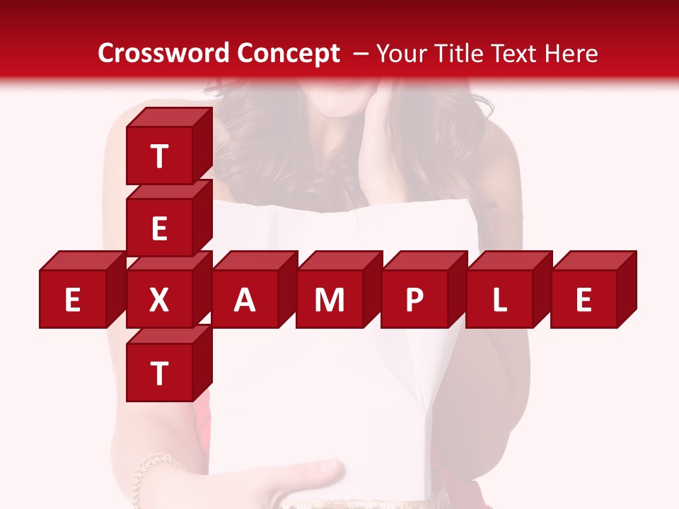 Fashion Isolated Ribbon PowerPoint Template