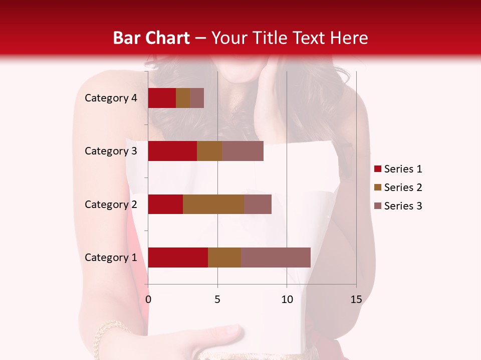 Fashion Isolated Ribbon PowerPoint Template