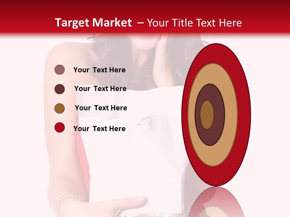 Fashion Isolated Ribbon PowerPoint Template