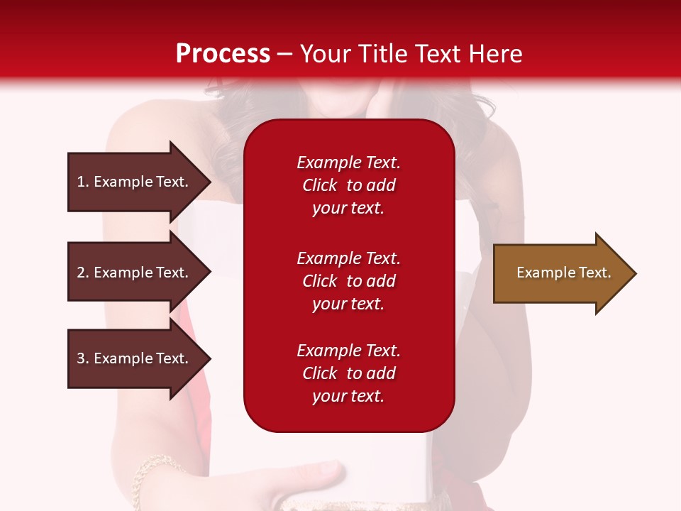 Fashion Isolated Ribbon PowerPoint Template