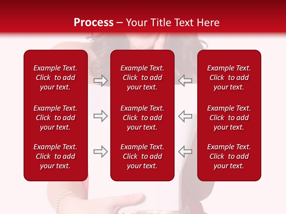 Fashion Isolated Ribbon PowerPoint Template