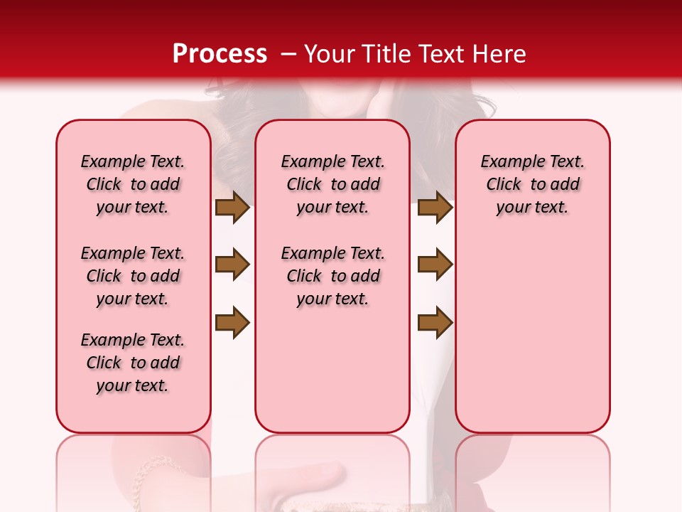 Fashion Isolated Ribbon PowerPoint Template