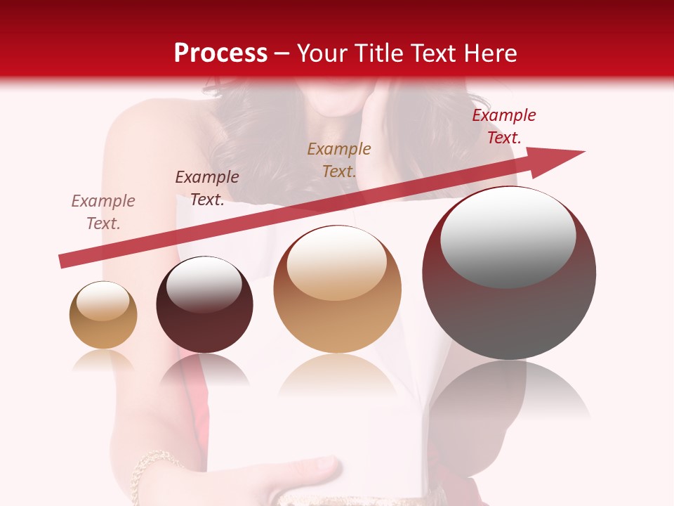 Fashion Isolated Ribbon PowerPoint Template