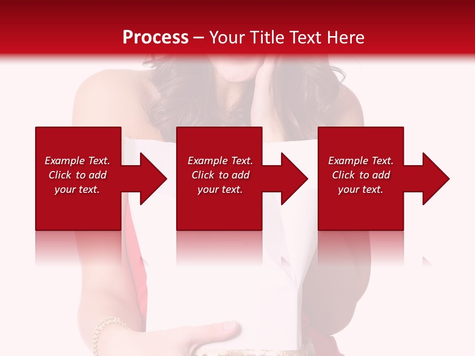 Fashion Isolated Ribbon PowerPoint Template