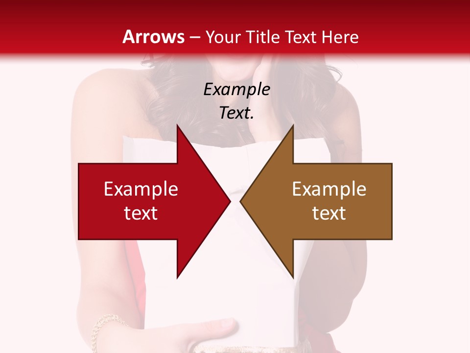 Fashion Isolated Ribbon PowerPoint Template