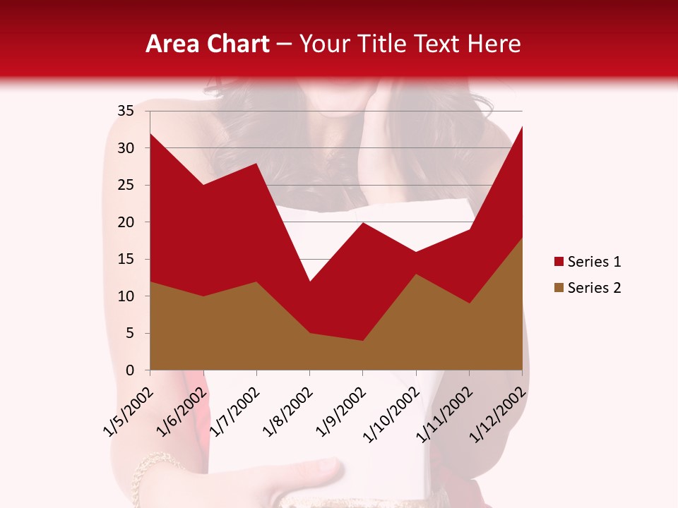 Fashion Isolated Ribbon PowerPoint Template