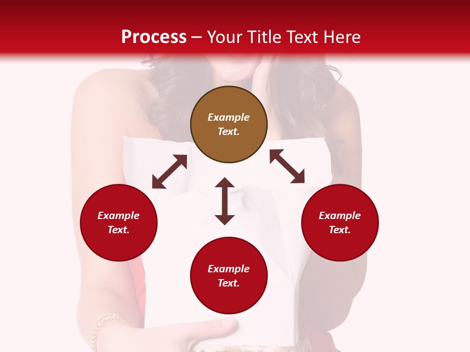 Fashion Isolated Ribbon PowerPoint Template