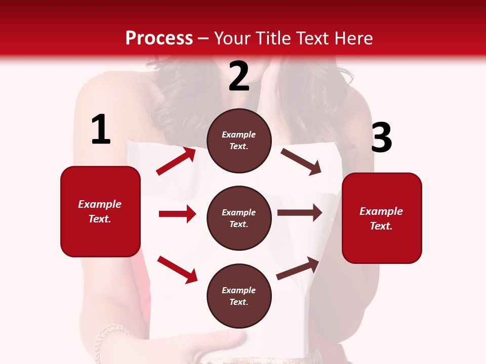 Fashion Isolated Ribbon PowerPoint Template