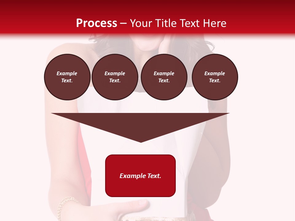 Fashion Isolated Ribbon PowerPoint Template