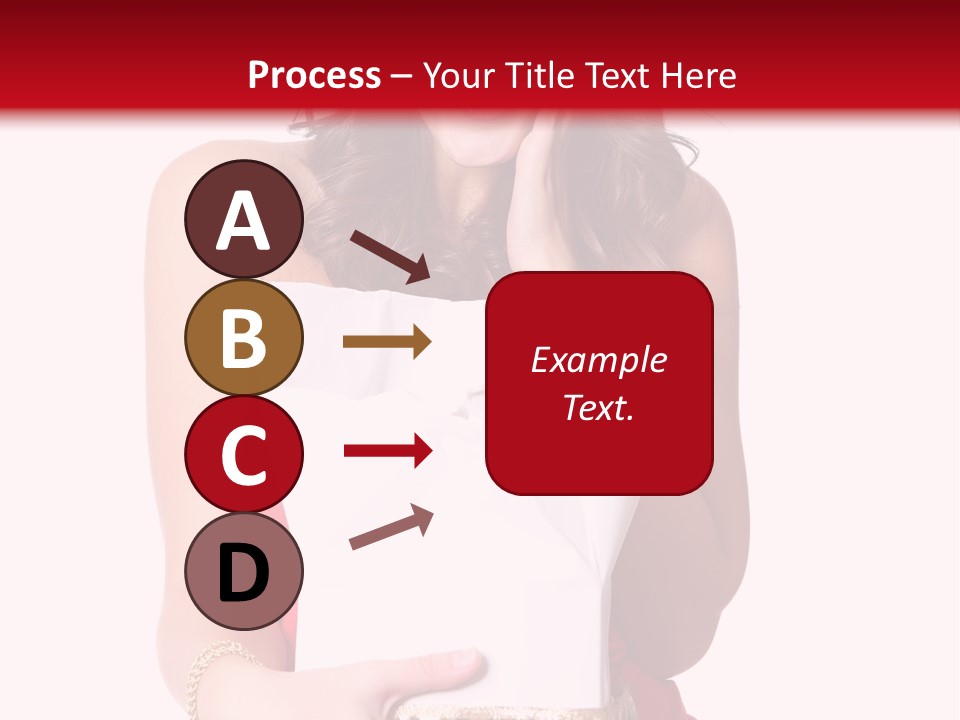 Fashion Isolated Ribbon PowerPoint Template