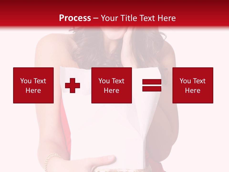 Fashion Isolated Ribbon PowerPoint Template