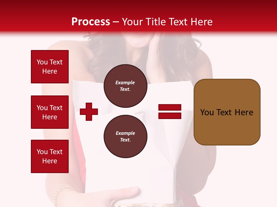 Fashion Isolated Ribbon PowerPoint Template