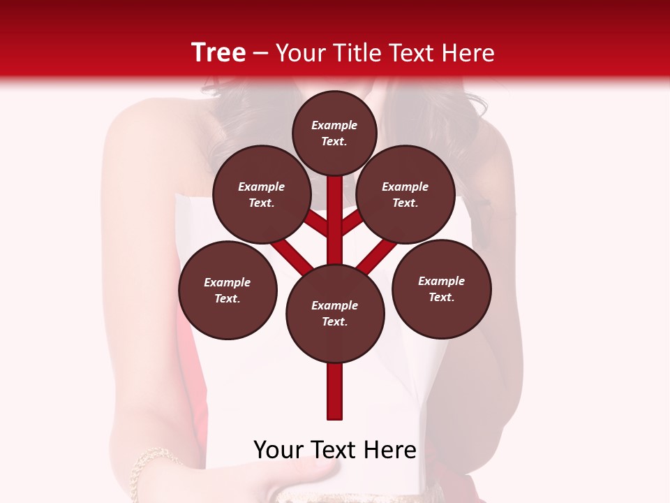 Fashion Isolated Ribbon PowerPoint Template