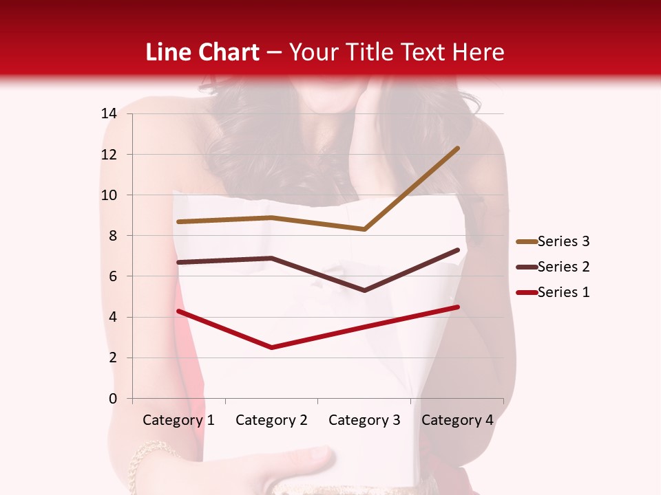 Fashion Isolated Ribbon PowerPoint Template