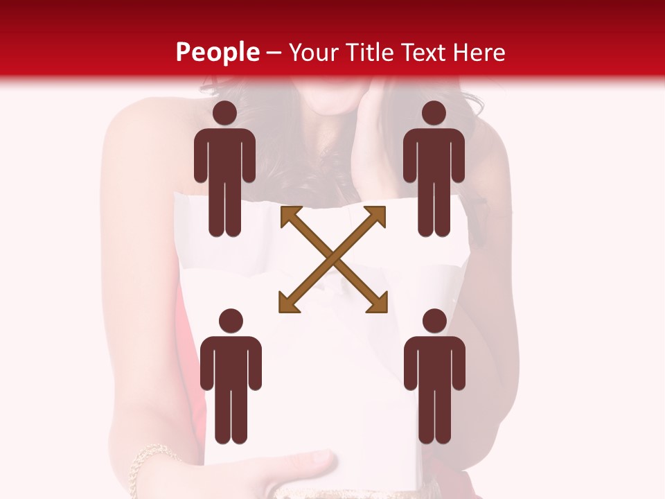 Fashion Isolated Ribbon PowerPoint Template