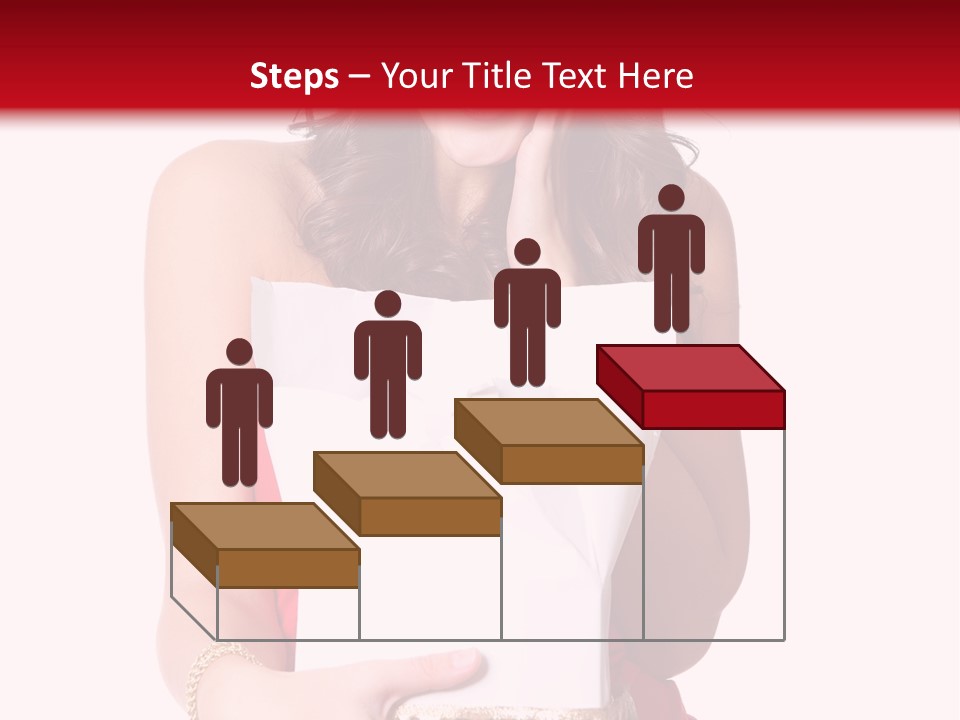 Fashion Isolated Ribbon PowerPoint Template