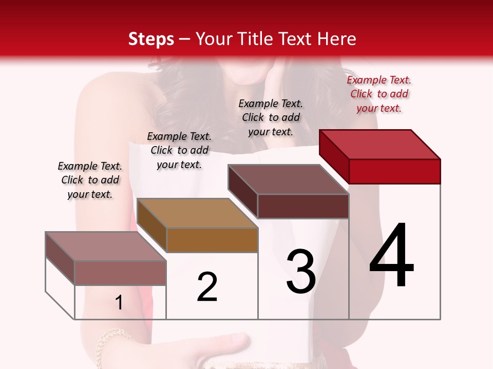 Fashion Isolated Ribbon PowerPoint Template