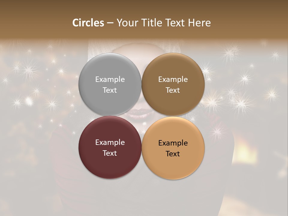 Background Hands Hat PowerPoint Template