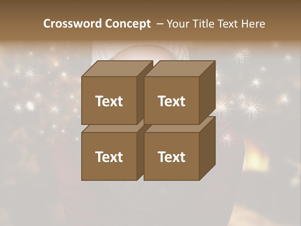 Background Hands Hat PowerPoint Template