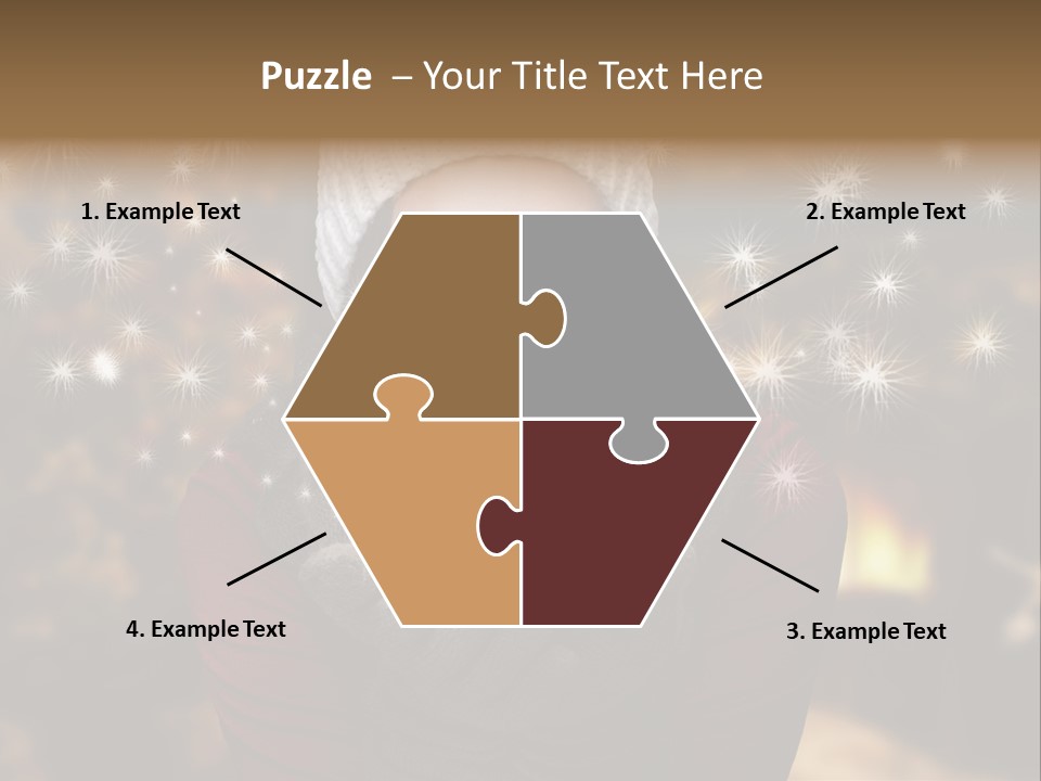 Background Hands Hat PowerPoint Template