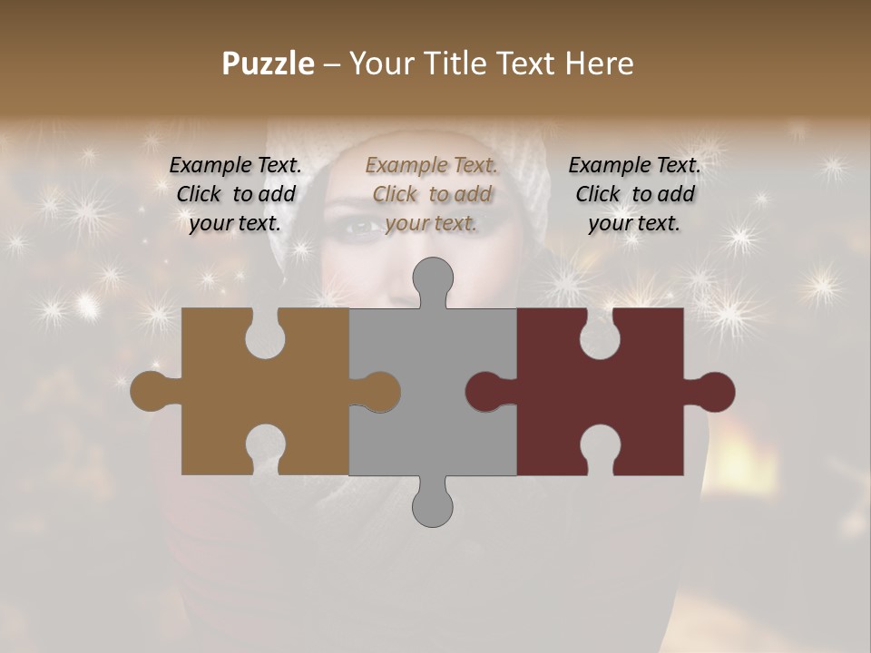 Background Hands Hat PowerPoint Template