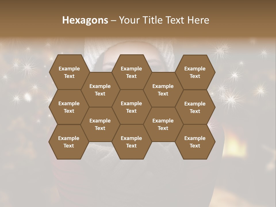 Background Hands Hat PowerPoint Template