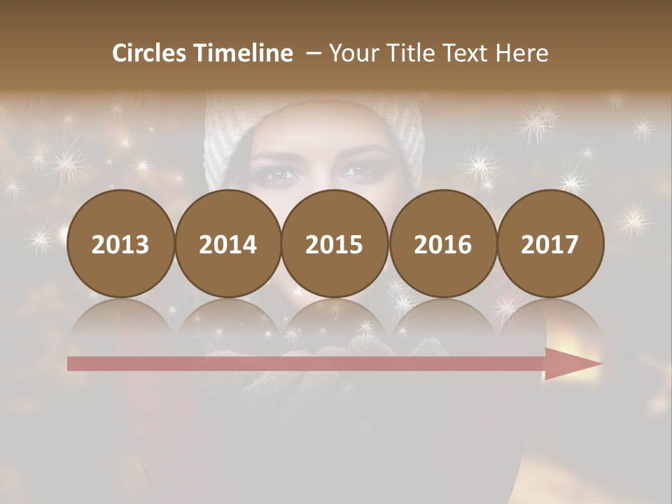 Background Hands Hat PowerPoint Template