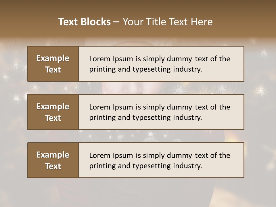 Background Hands Hat PowerPoint Template