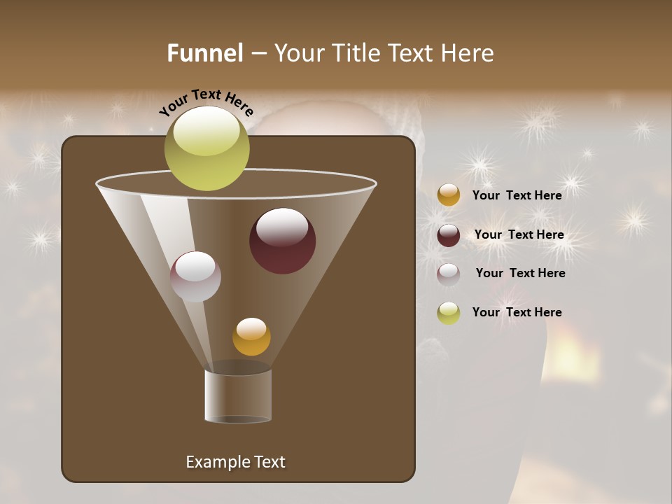 Background Hands Hat PowerPoint Template