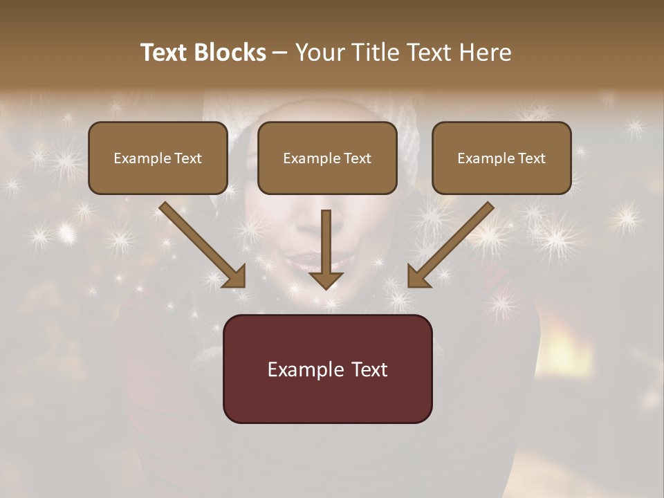 Background Hands Hat PowerPoint Template