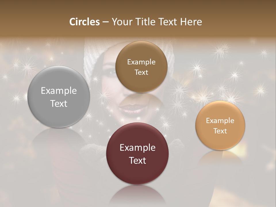 Background Hands Hat PowerPoint Template