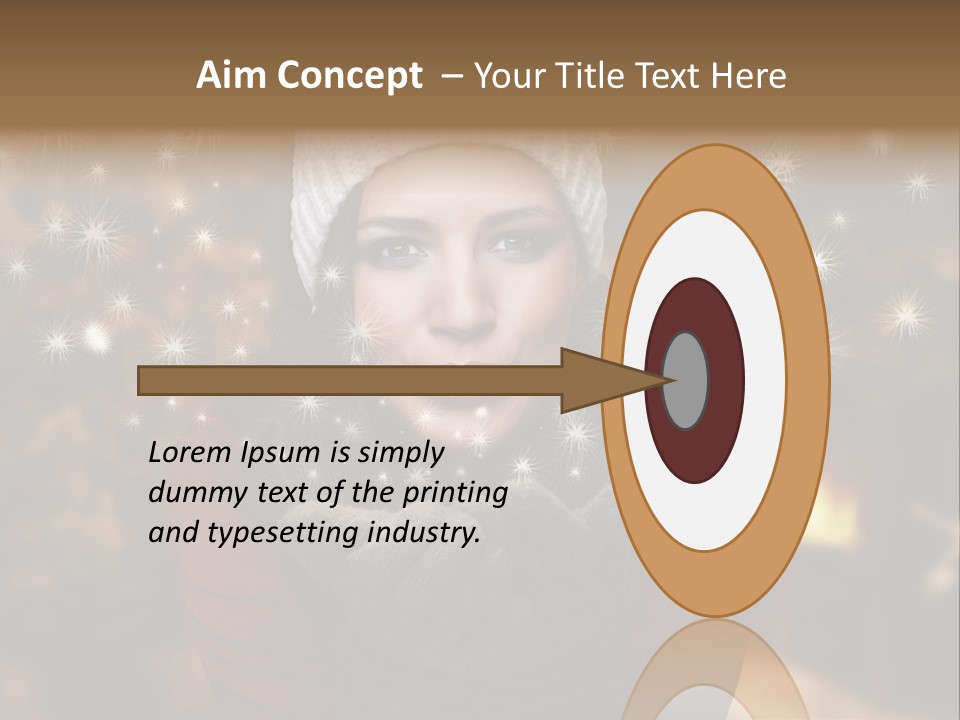 Background Hands Hat PowerPoint Template