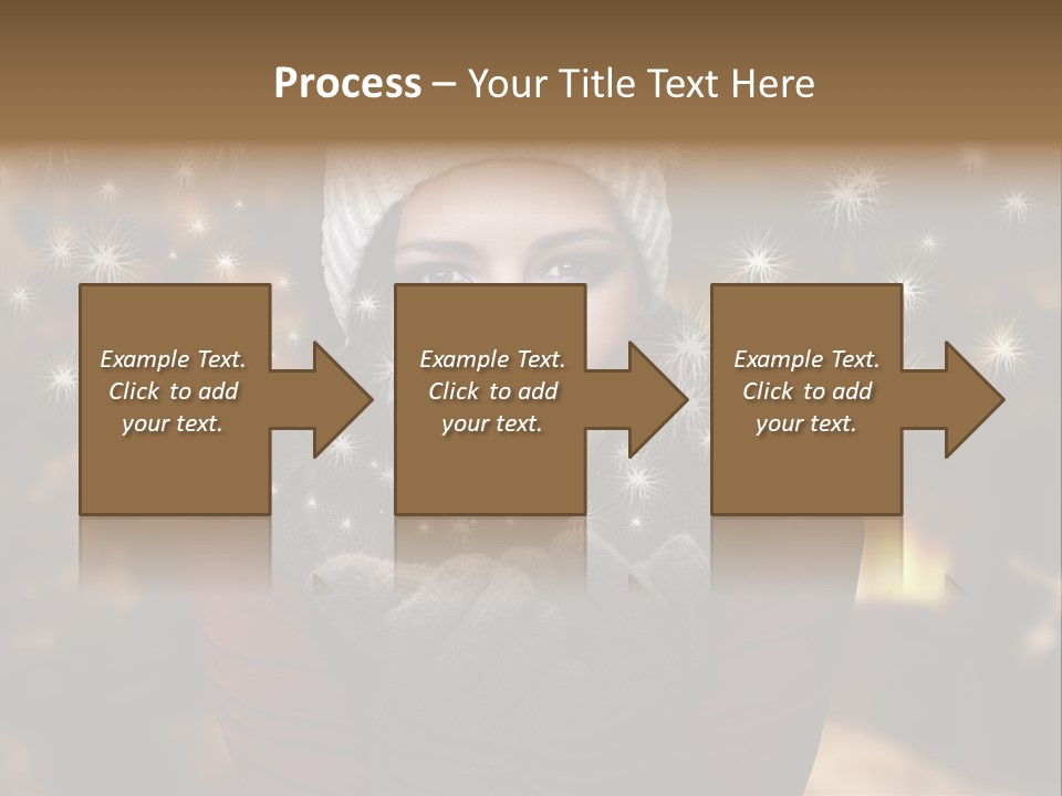 Background Hands Hat PowerPoint Template