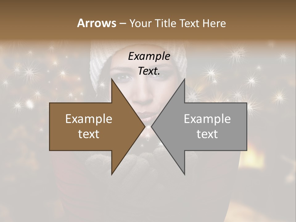 Background Hands Hat PowerPoint Template